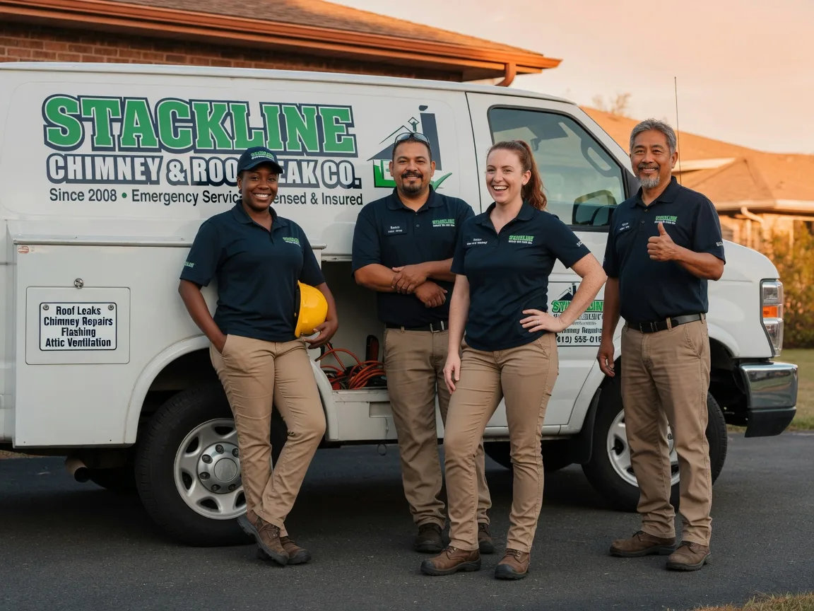 Chimney flashing repair company in Paoli, OK